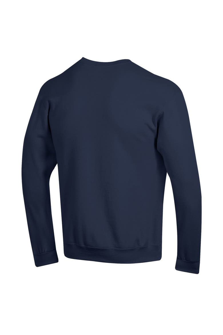 Men's Champion  Navy Syracuse Orange Basic Arch Fleece Pullover Sweatshirt, Alternate, color, Navy