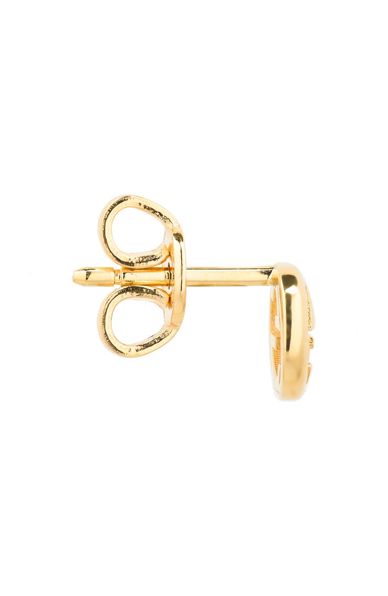 Gucci Interlocking G Stud Earrings, Alternate, color, Gold