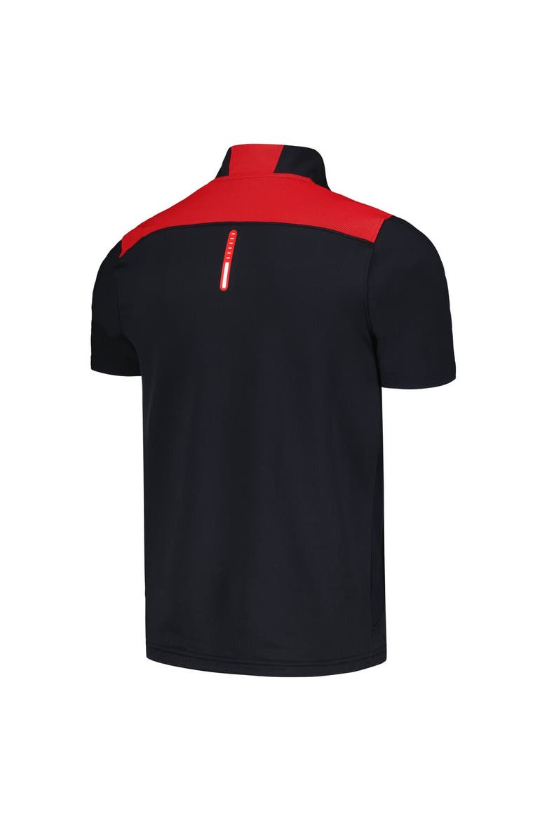 Men's Under Armour Black Texas Tech Red Raiders Motivate Half-Zip Jacket, Alternate, color, Black