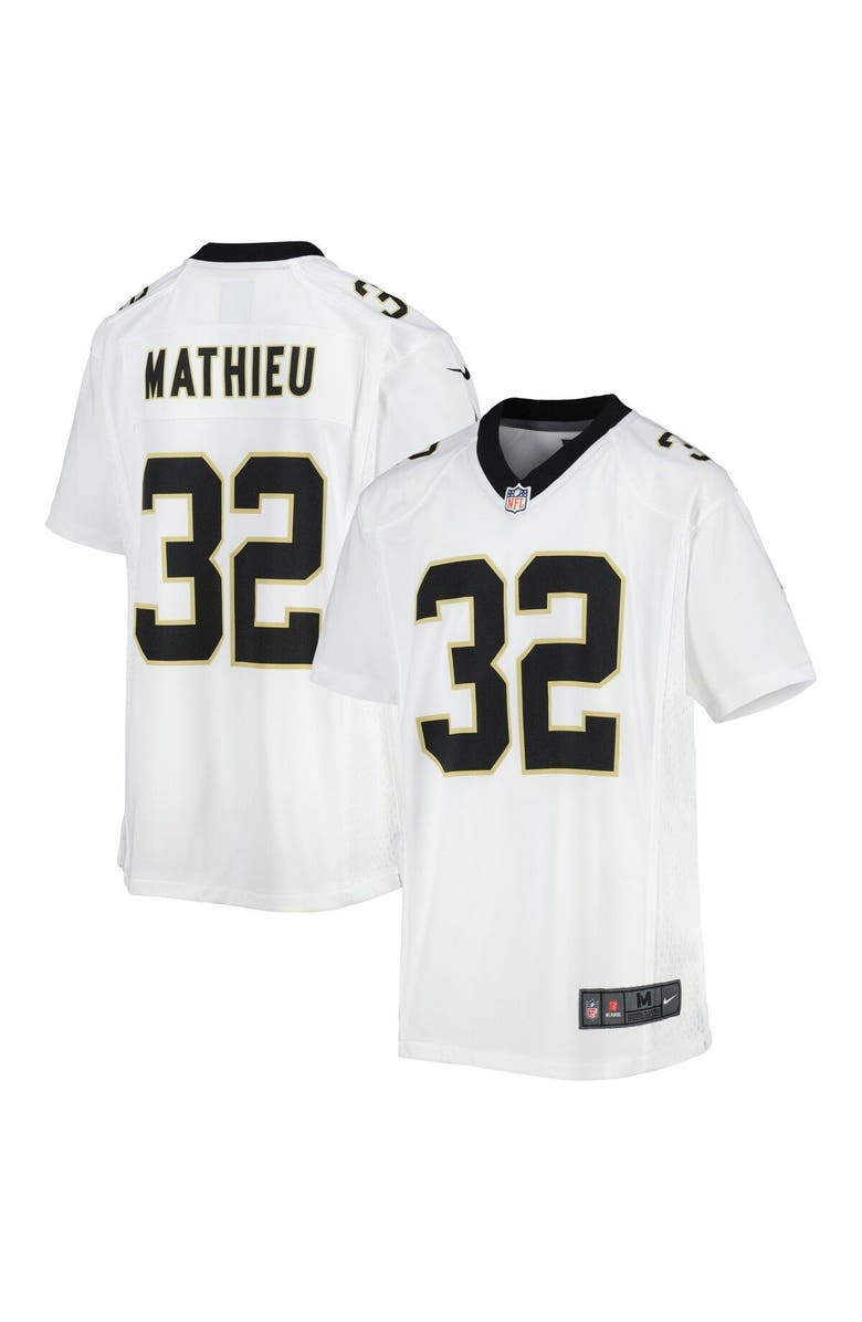Nike Youth Nike Tyrann Mathieu White New Orleans Saints Game Jersey, Main, color, White