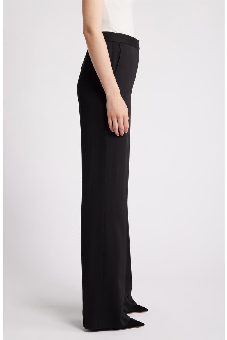 Luxe Wide Leg Pants, Alternate, color, BLACK