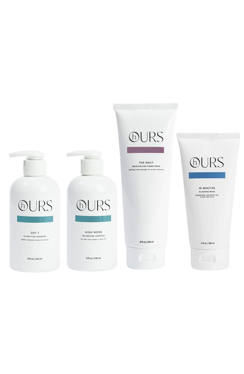 hOURS haircare Weekly Routine for Volume + Moisture Set, Main, color, NO COLOR