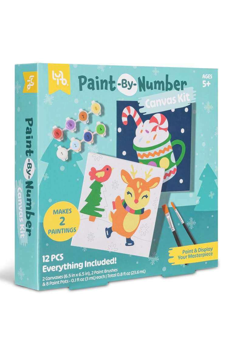 Reindeer Paintbynumber Kit Complete Art Set, Alternate, color, Multicolored