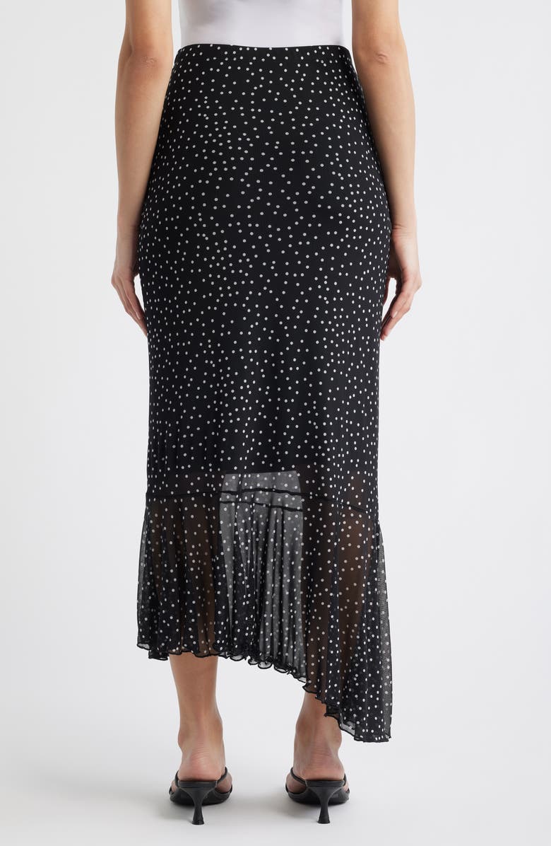 Loveappella Flounce Midi Skirt, Alternate, color, Black