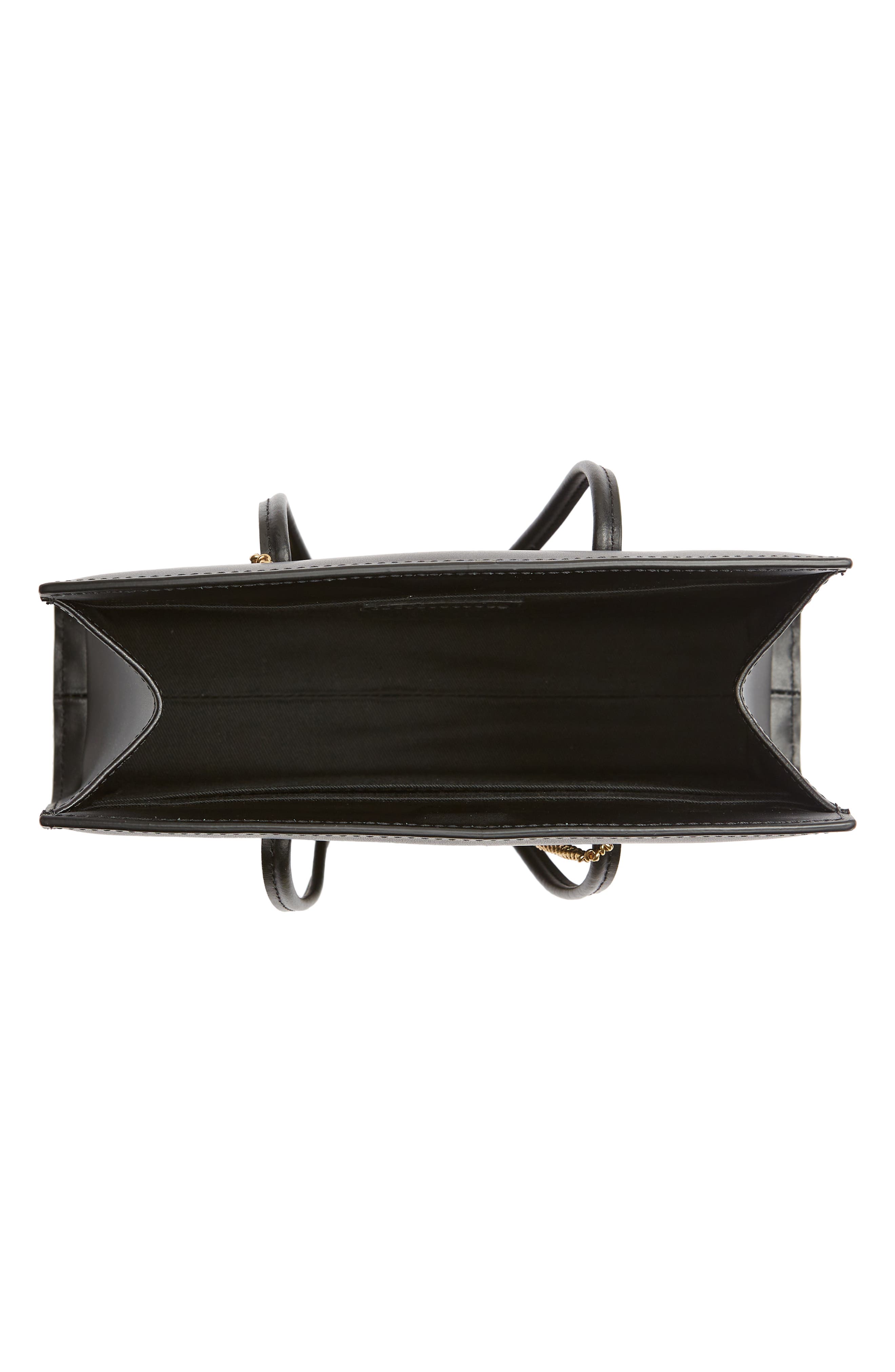 Little Liffner Mini Chained Minimal Leather Tote Bag, Alternate, color, 