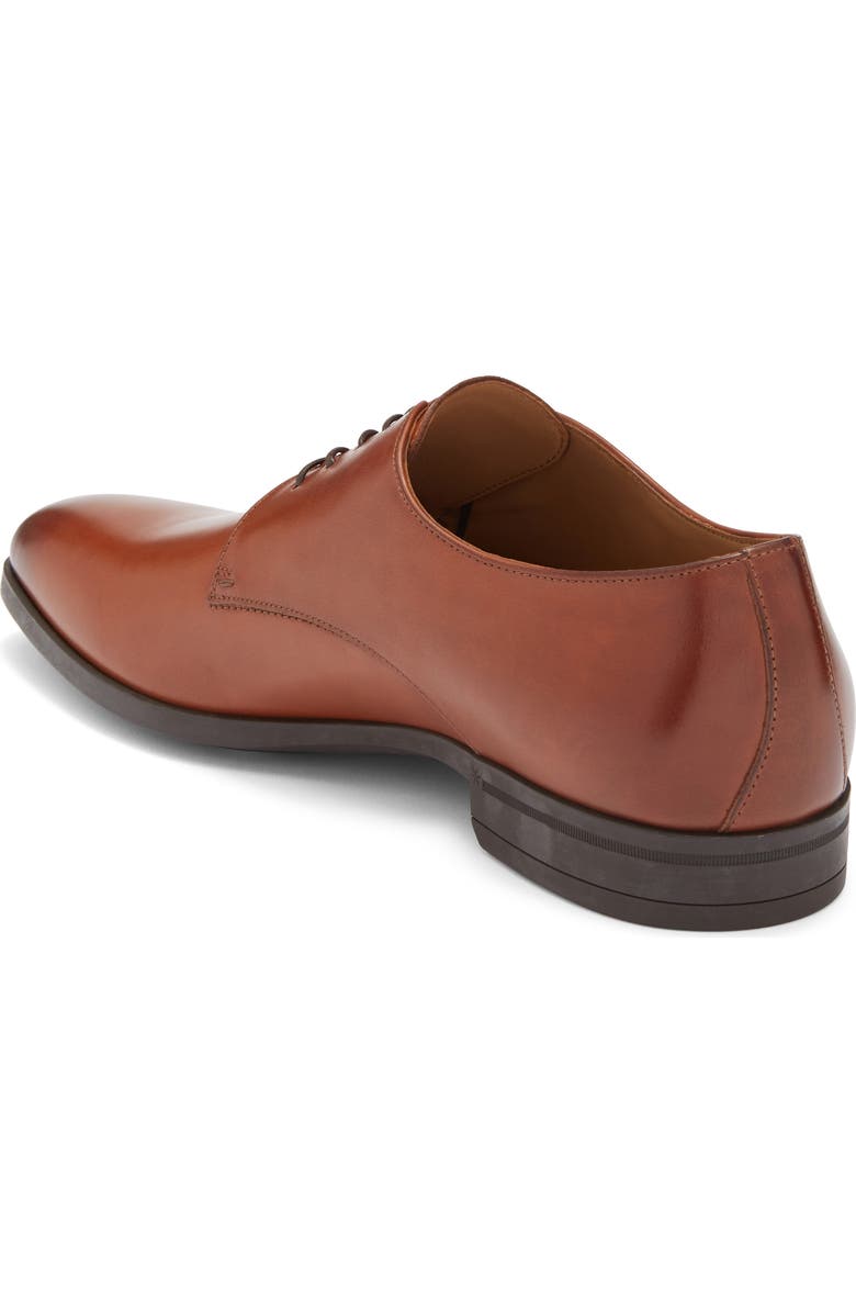 BOSS Kensington Leather Derby, Alternate, color, Medium Brown