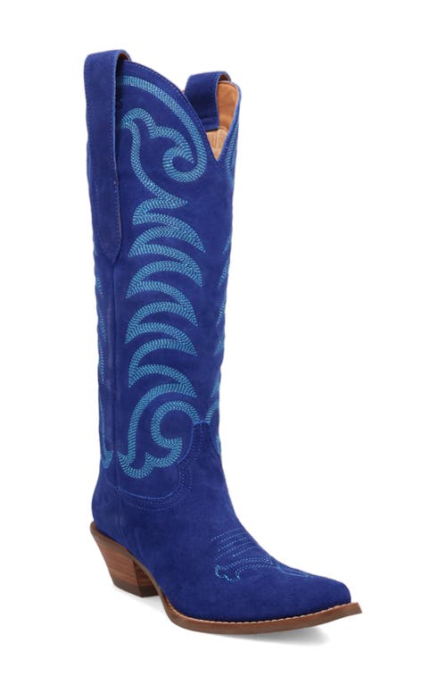 Dingo Movin On Western Boot In Blue