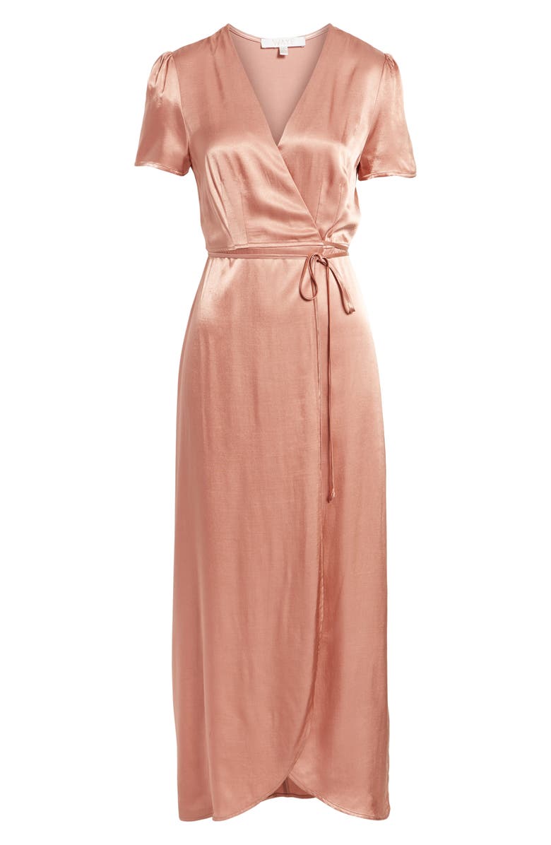WAYF Gwyneth Wrap Maxi Dress, Alternate, color, 
