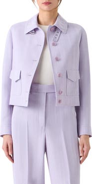 Akris Peer Mélange Twill Jacket