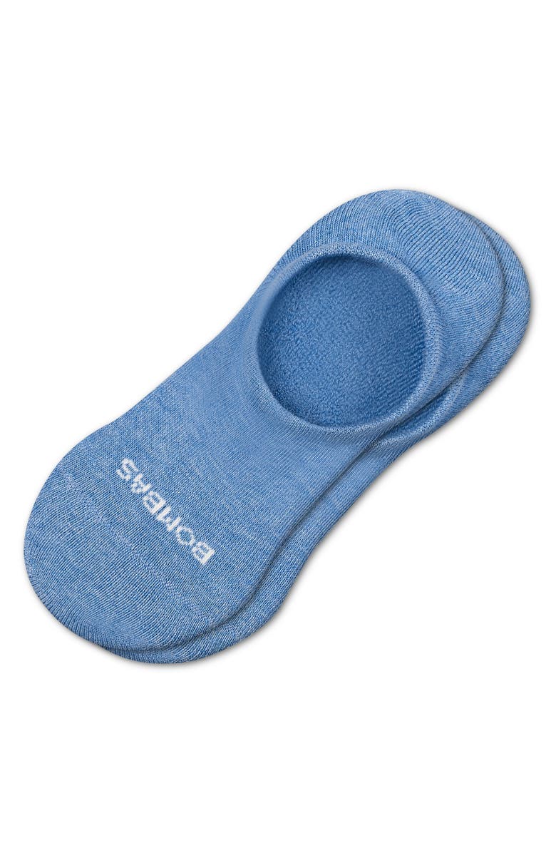 Bombas Heathered No-Show Socks, Main, color, 