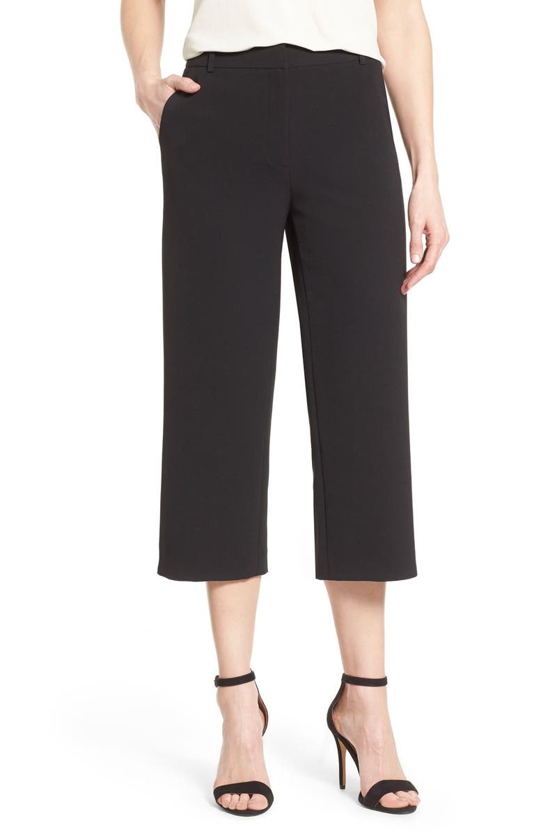 Halogen<sup>®</sup> Wide Leg Crop Pants, Main, color,
