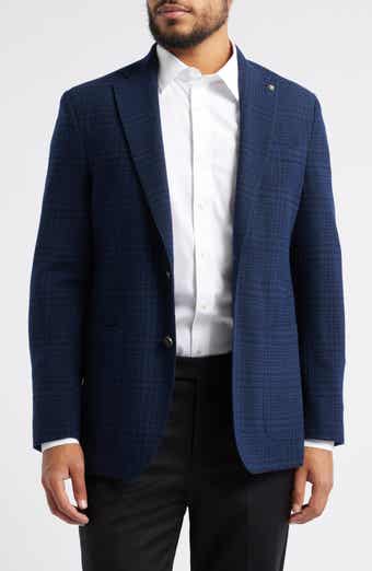 Jack Victor Hampton Plaid Stretch Wool Sport Coat