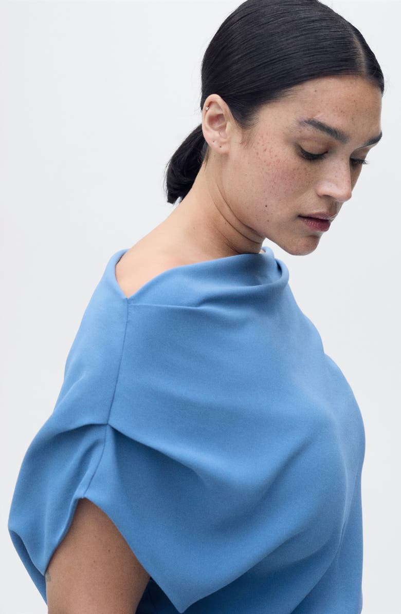 MANGO Off the Shoulder Sheath Cocktail Dress, Alternate, color, 