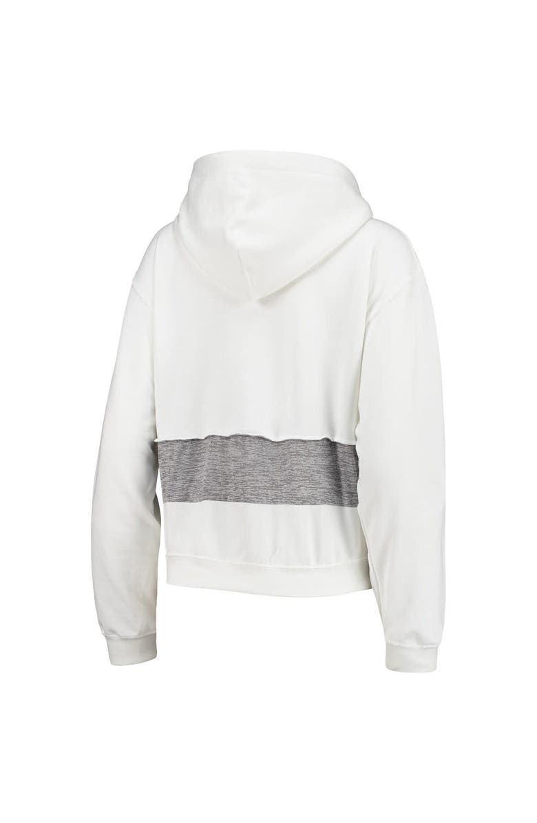 REFRIED APPAREL Women's Refried Apparel White Miami Dolphins Sustainable Crop Dolman Pullover Hoodie, Alternate, color, White