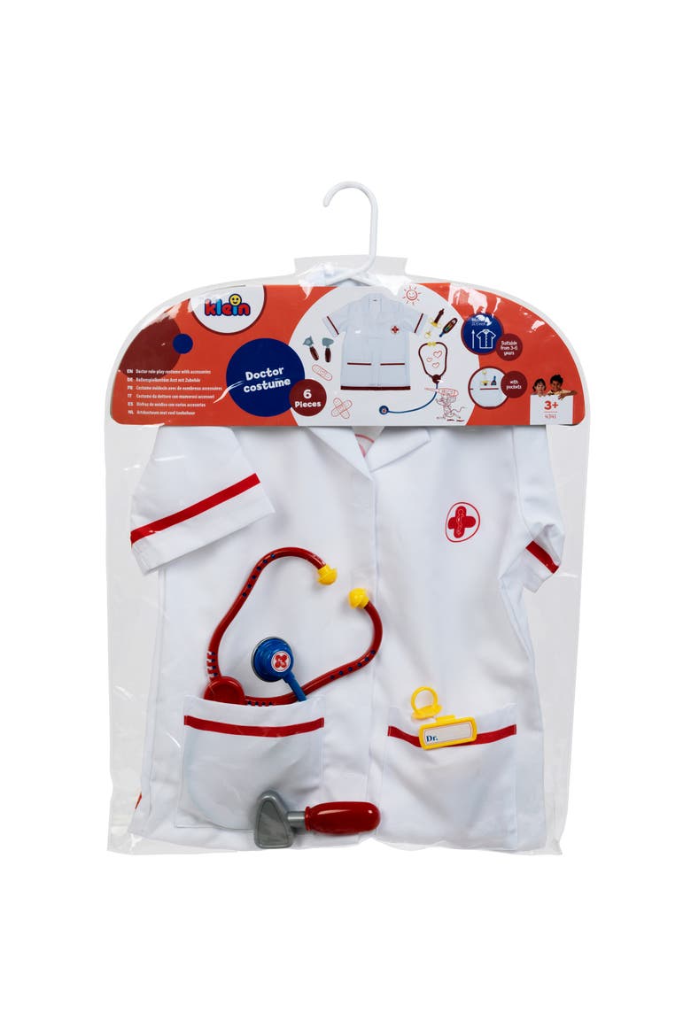 Pro Doctor Costume 6 Piece Set, Alternate, color, White