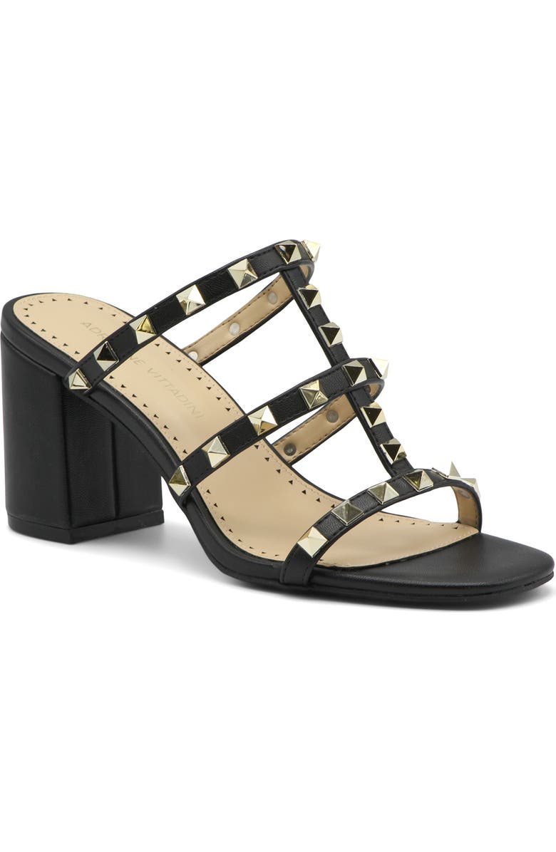 Adrienne Vittadini Alex Studded Mule Sandal, Main, color,