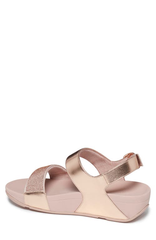 Fitflop Lulu Crystal Slingback Sandal In Gold