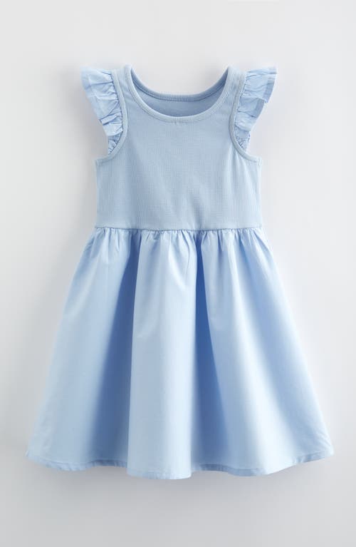 NORDSTROM NORDSTROM KIDS' FLUTTER SLEEVE COTTON DRESS