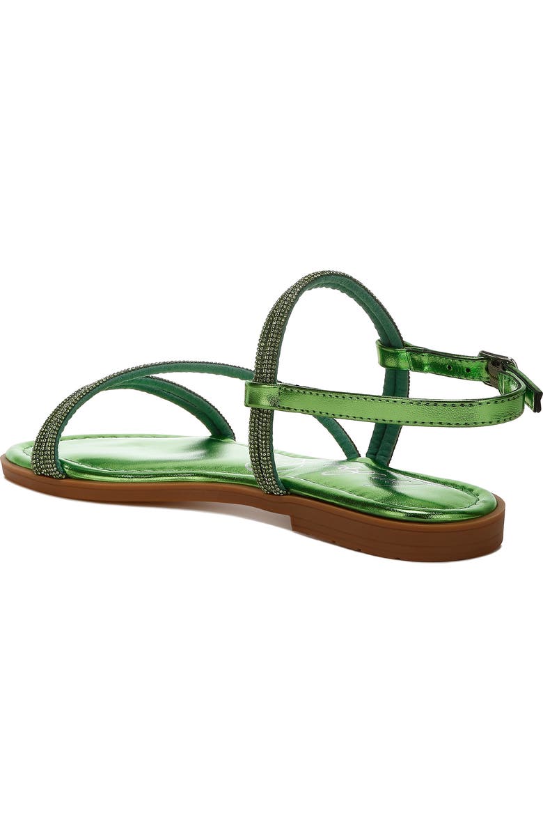 LONDON RAG Bawley Crystal Embellished Flat, Alternate, color, Green