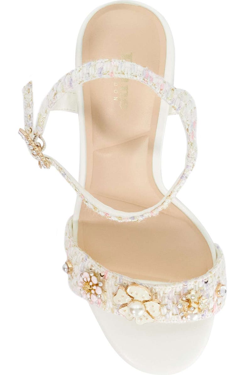 Dune London Mention Ankle Strap Sandal, Alternate, color,