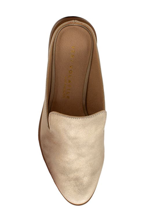 Volatile Avery Loafer Mule In Gold