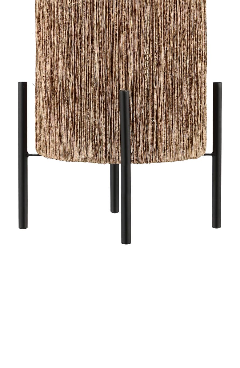 JONATHAN Y Kai 16.5" Coastal Minimalist Rattan LED Table Lamp, Brown, Alternate, color, Light Brown