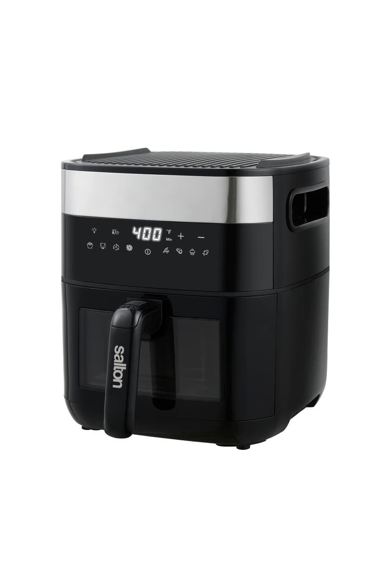 Flip and Cook Air Fryer, Alternate, color, Black
