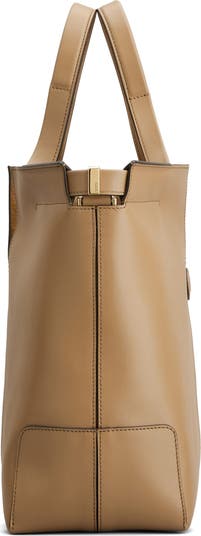 【TOD'S】Di Bag Folio Small TOD'S Di Bag Folio small embossed leather tote | NET-A-PORTER