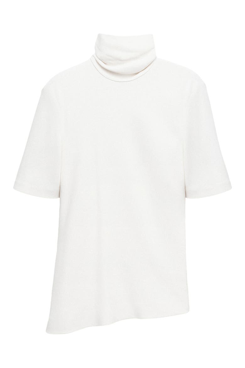 Asymmetrical High Neck Top, Alternate, color, OFF WHITE