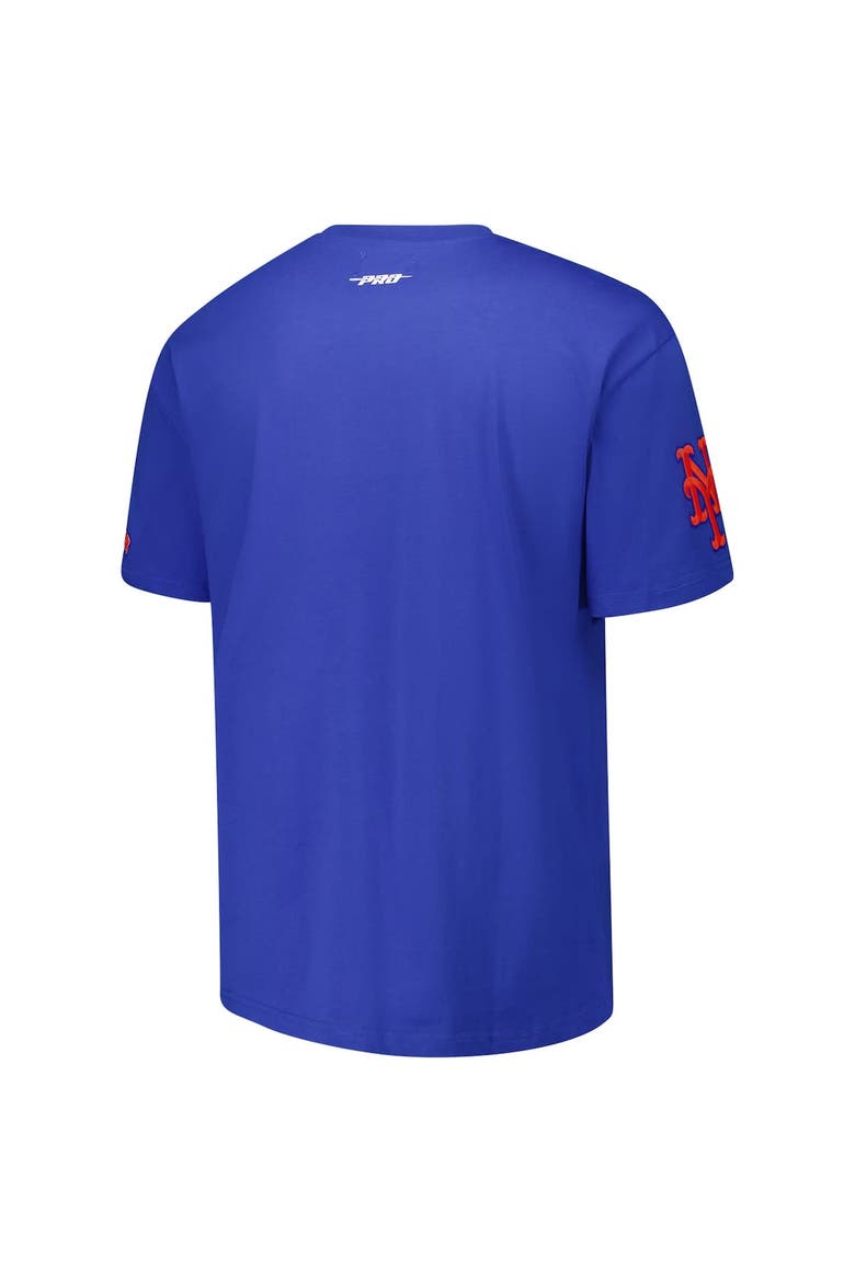 Men's Pro Standard Royal New York Mets Turn It Up Dropped Shoulder T-Shirt, Alternate, color, Royal