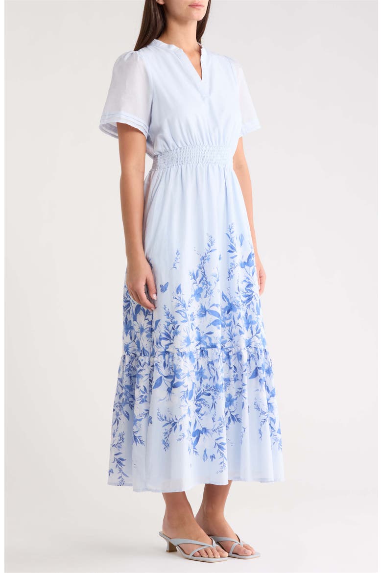 Fernie Field Janey Cotton Poplin Maxi Dress, Alternate, color, LIGHT BLUE