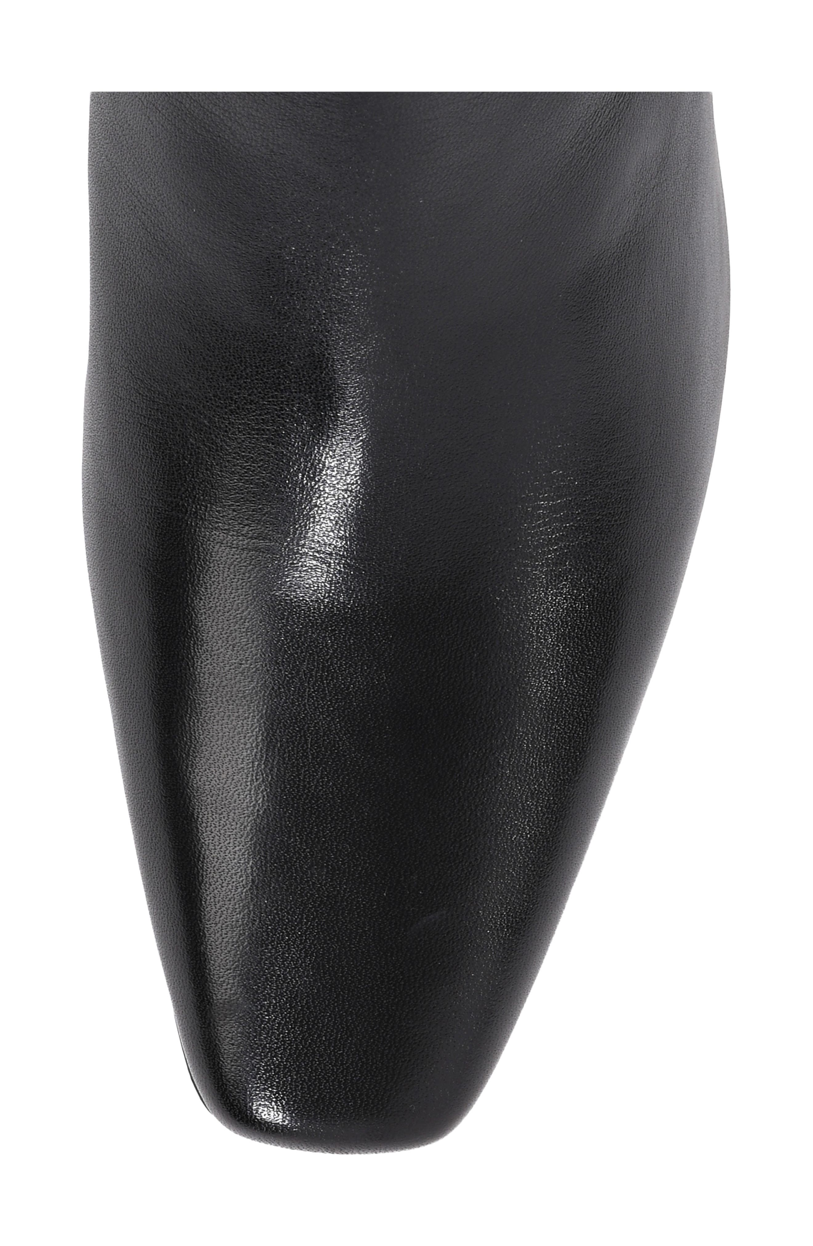 Casting Call Leather Over the Knee Boot, Alternate, color, BLACK
