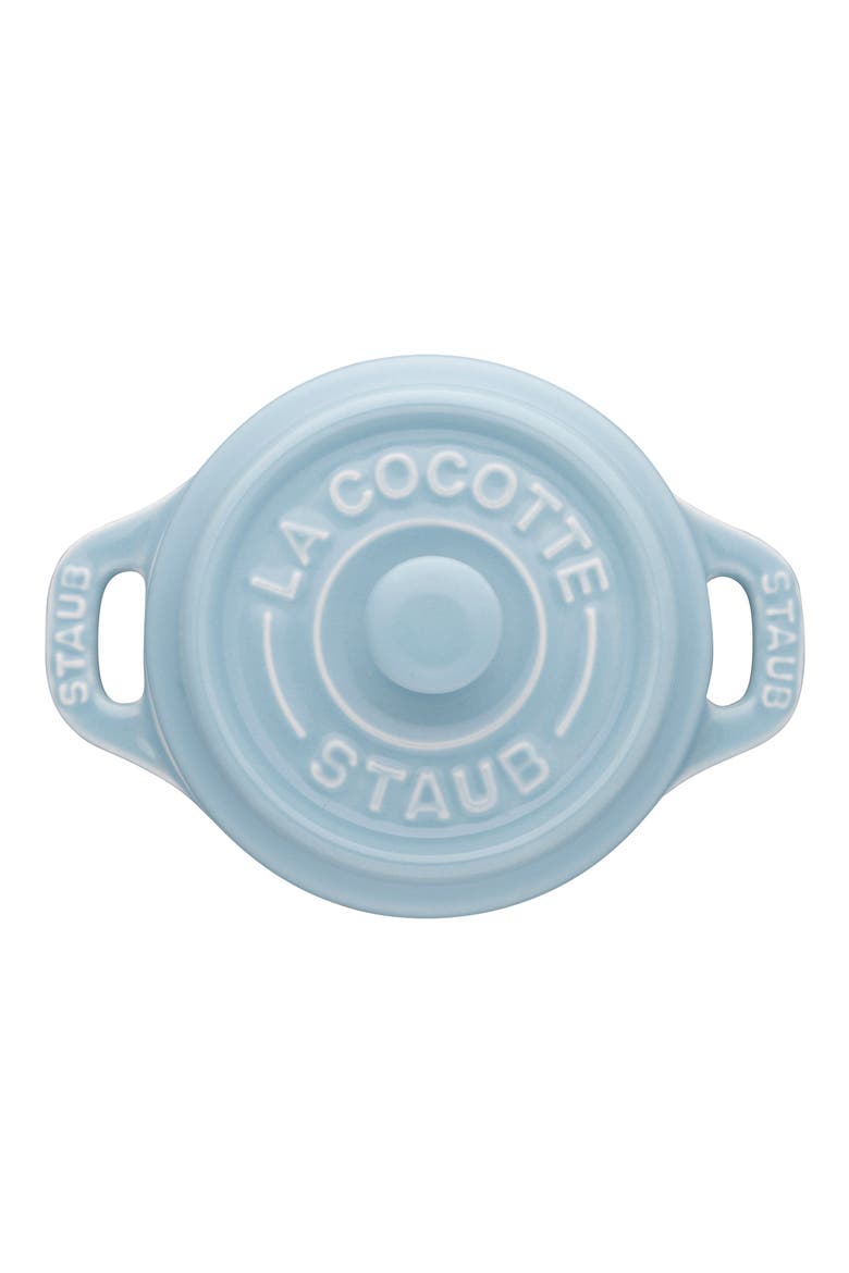 6-Piece Mini Ceramic Round Cocotte Set, Alternate, color, PASTEL