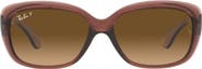 Ray-Ban Jackie Ohh 58mm Polarized Sunglasses