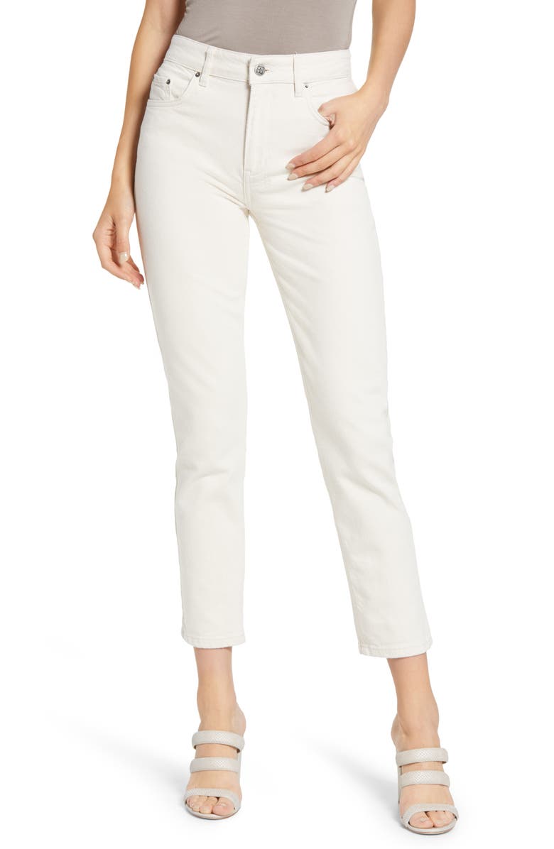 Ksubi Women's High Waist Ankle Straight Leg Jeans, Main, color, 