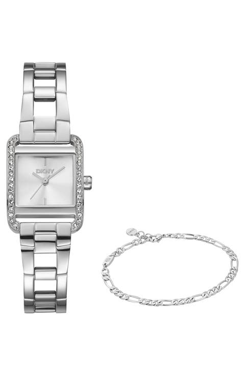 L 143 Bracelet Watch & Bracelet Set