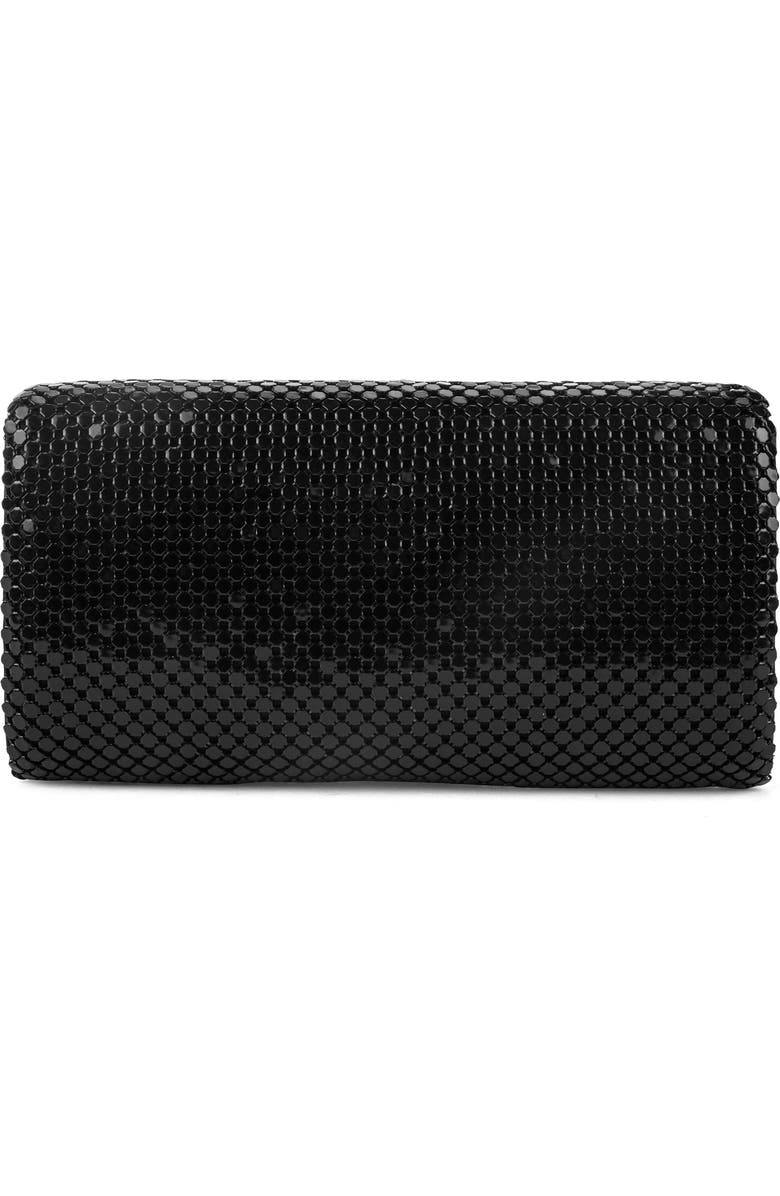 Jessica McClintock Mesh Clutch, Alternate, color, 08N-Black