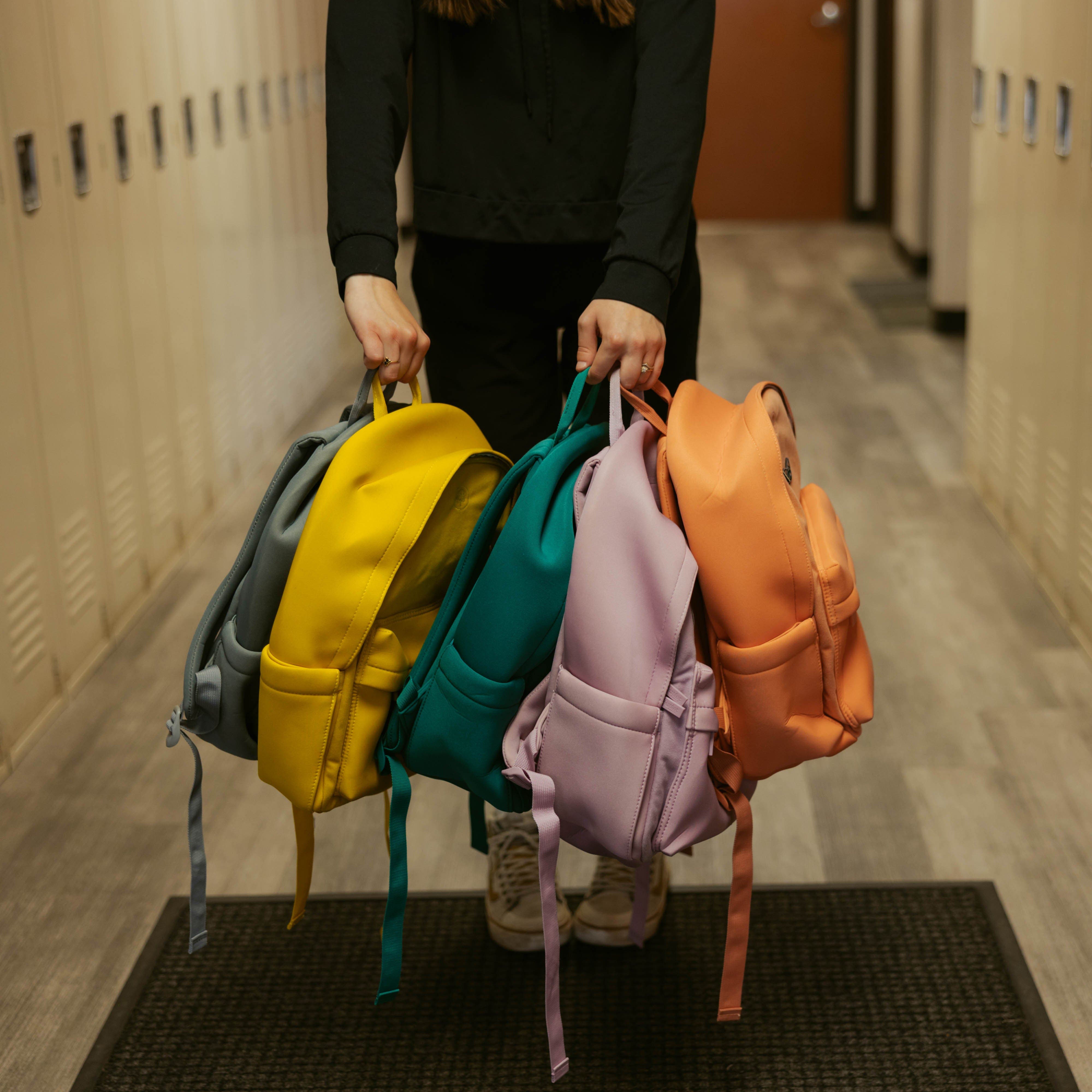 Parker Kids Co. Backpack + Patches - Explorer Set, Alternate, color, Rain