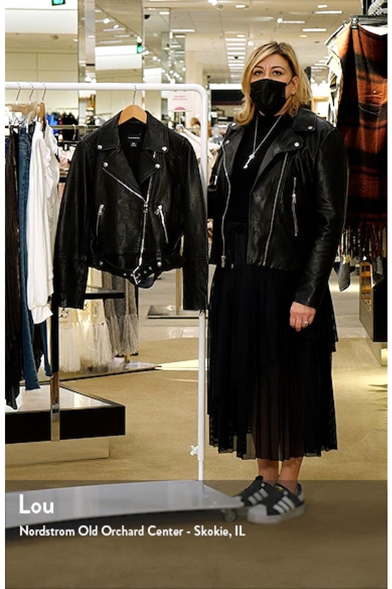 Classic Leather Moto Jacket video