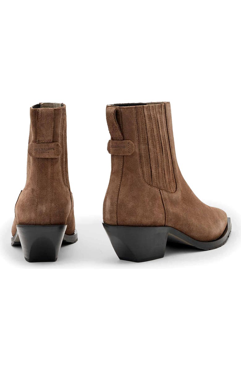 AllSaints Marcie Chelsea Boot, Alternate, color, Pine Bark Brown