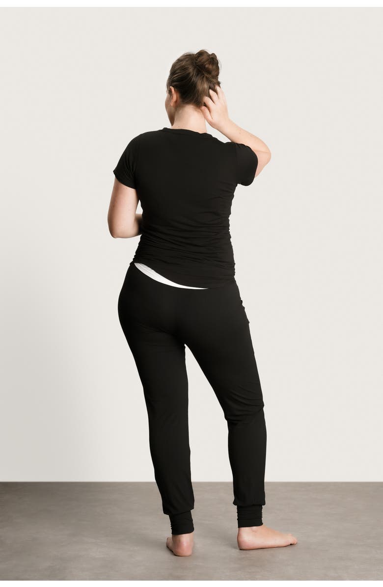 Nom Maternity 24/7 Soft Maternity Joggers, Alternate, color, Black