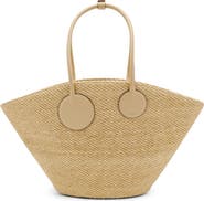Cult Gaia Jayleen Woven Raffia Tote