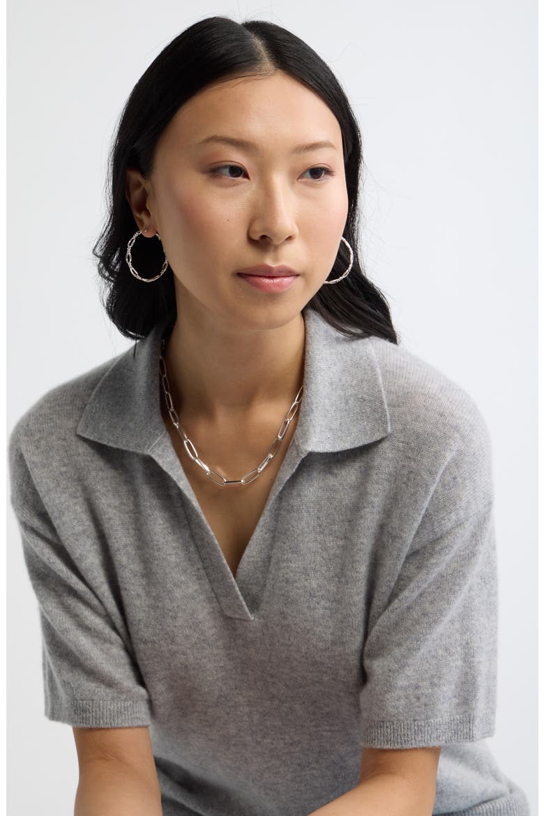 Twisted Figure 8 Hoop Earrings, Alternate, color, SILVER