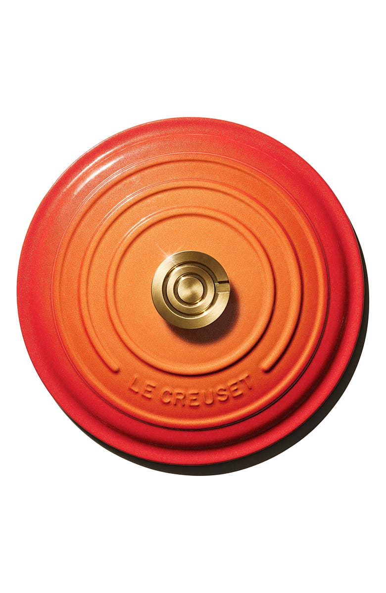 Le Creuset Signature 4.5-Quart Round Enamel Cast Iron Dutch Oven, Alternate, color, Flamme Doree