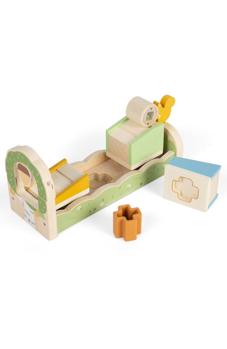 Bigjigs Toys Squirrel Ramp Sorter, Main, color, Green