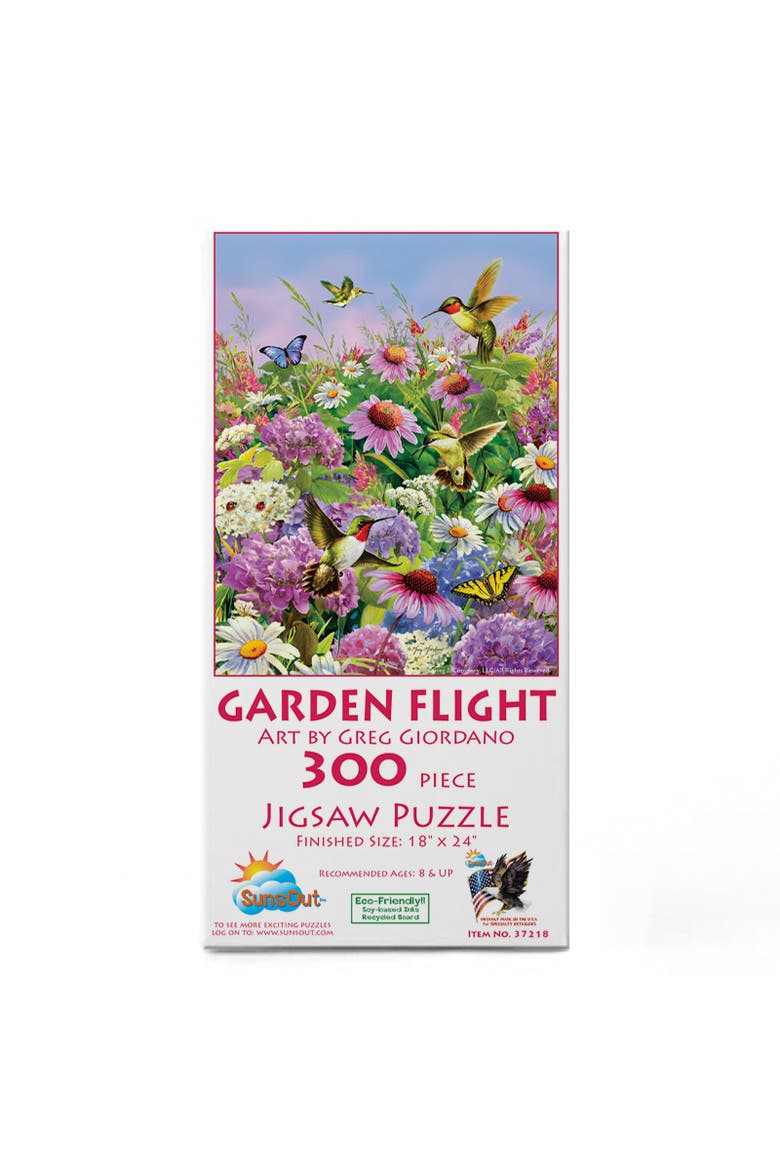 Garden Flight 300 piece Jigsaw Puzzle for Adults, Alternate, color, Multicolor