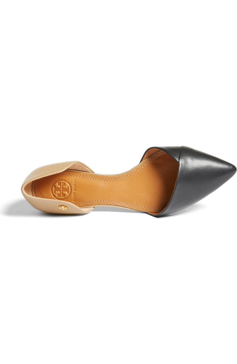 Tory Burch Leather Flat, Alternate, color,