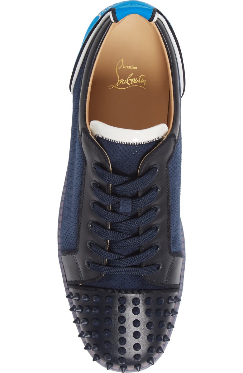 Christian Louboutin Fun Louis Junior Spikes Sneaker, Alternate, color,