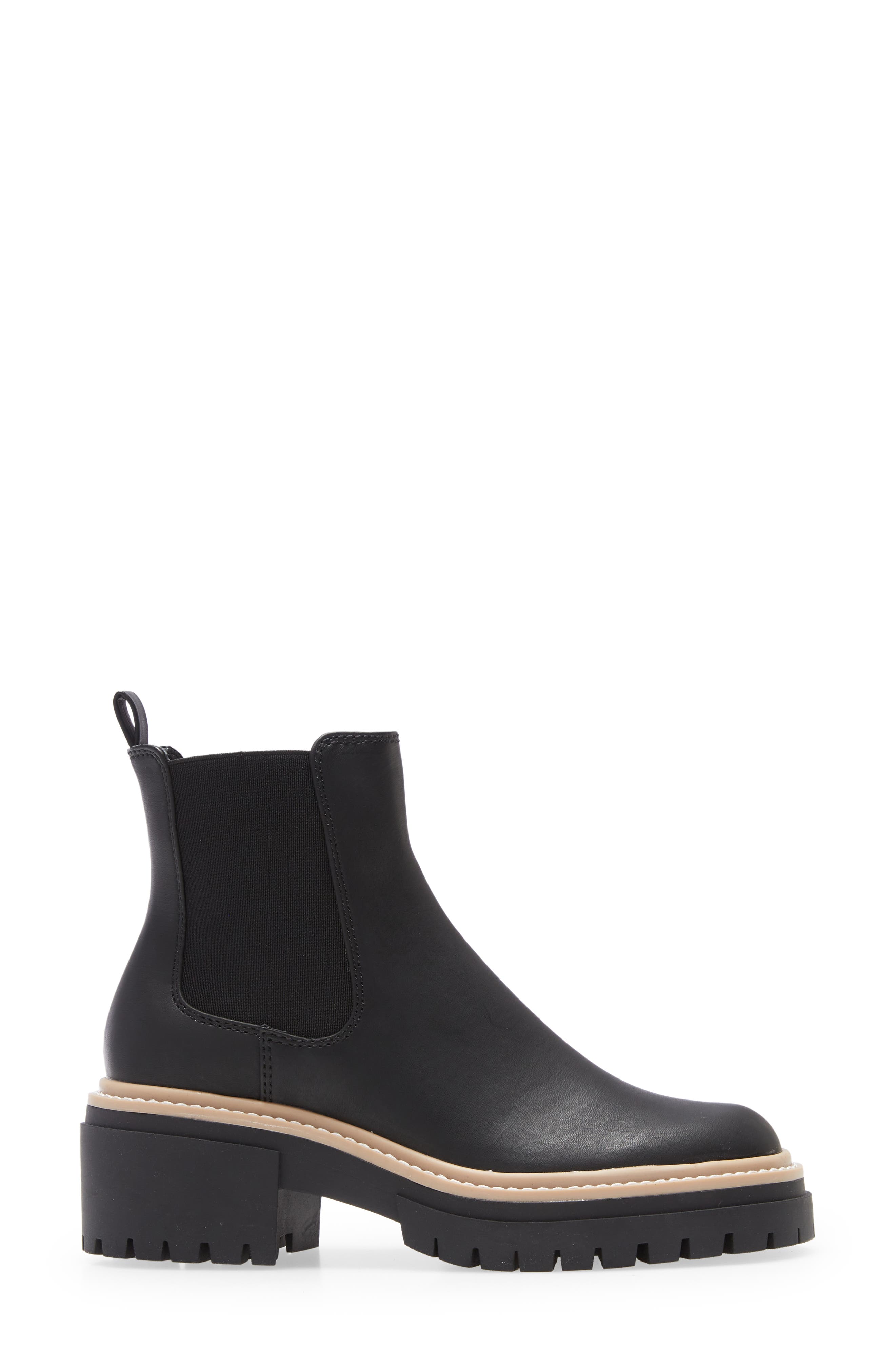 Open Edit Mira Lug Sole Chelsea Bootie, Alternate, color, 