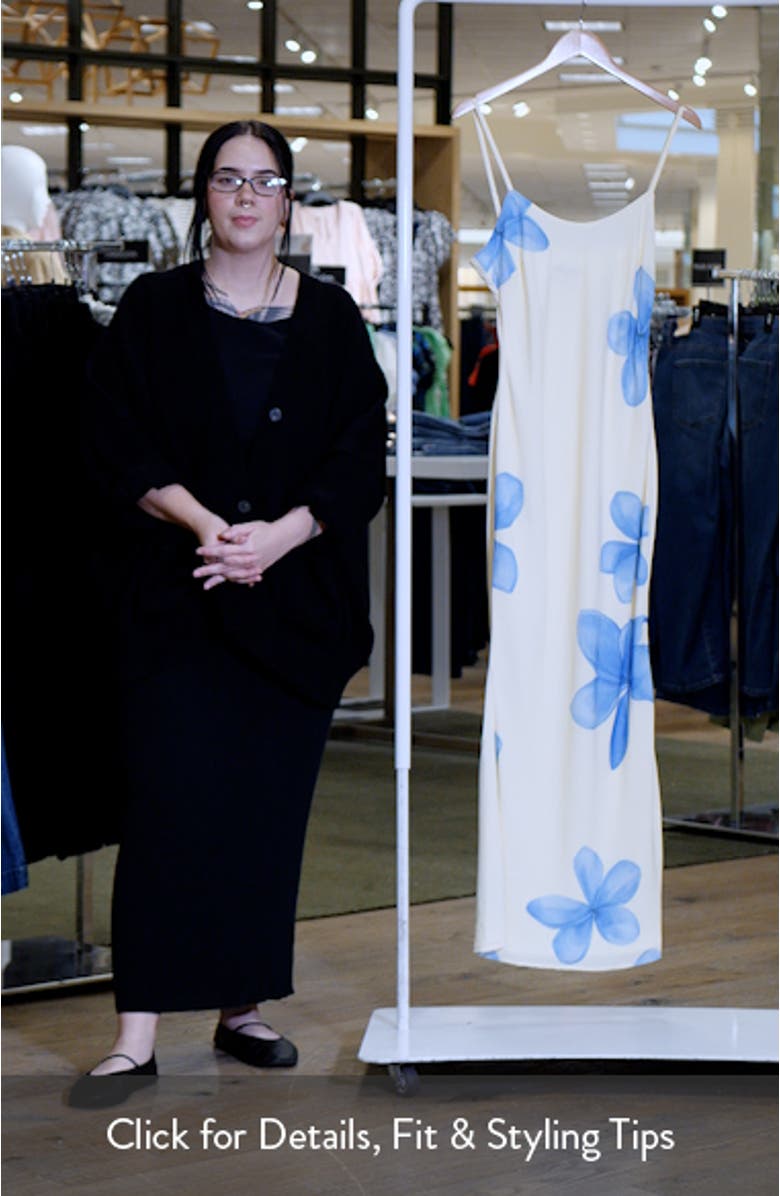 Katrine Flower Sleeveless Maxi Dress, sales video thumbnail